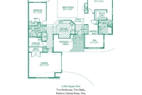The Deluxe Cottage floor plan